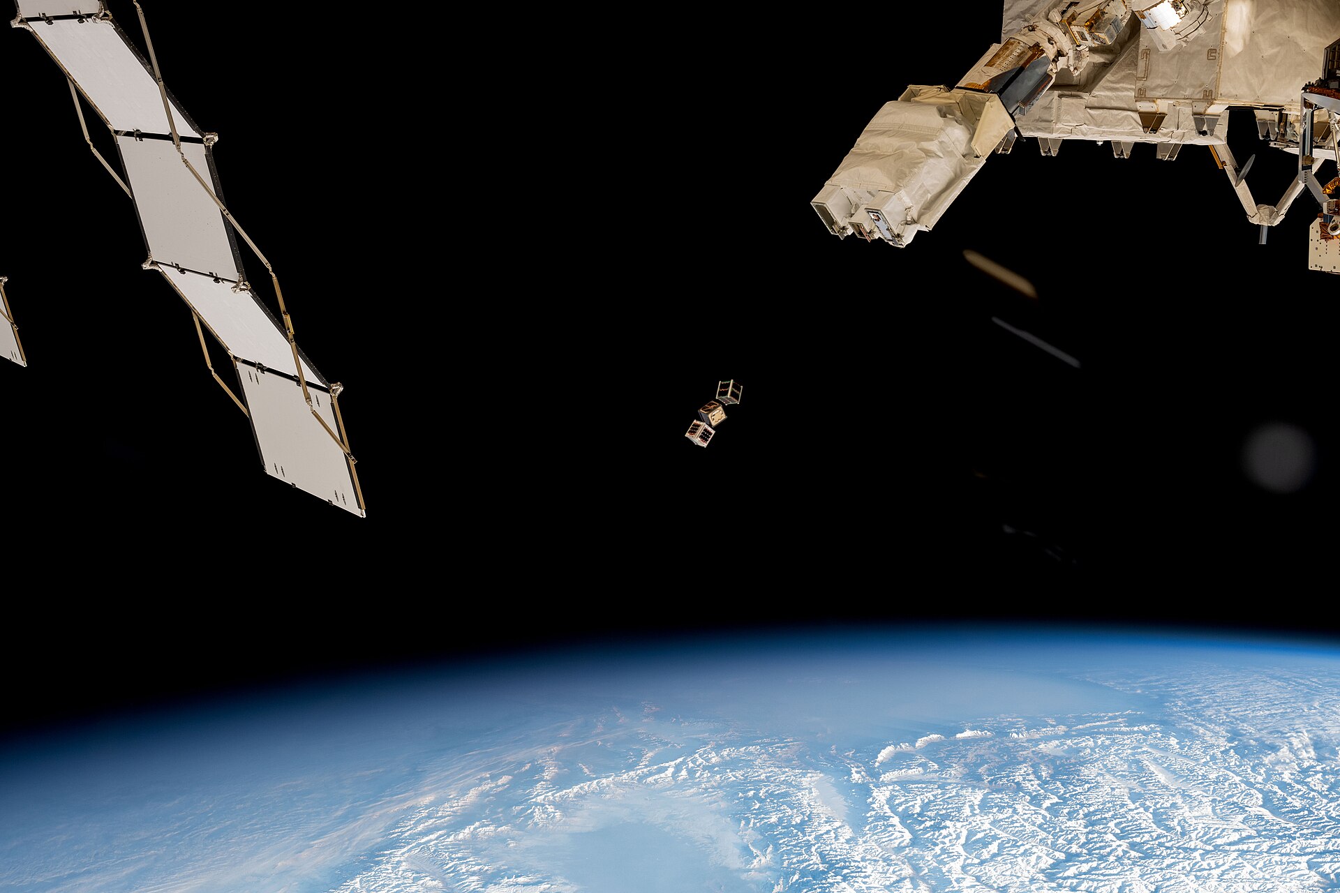 Broadband From Orbit: Satellite Internet Reaches the Last Valleys A communications satellite in orbit above the Earth